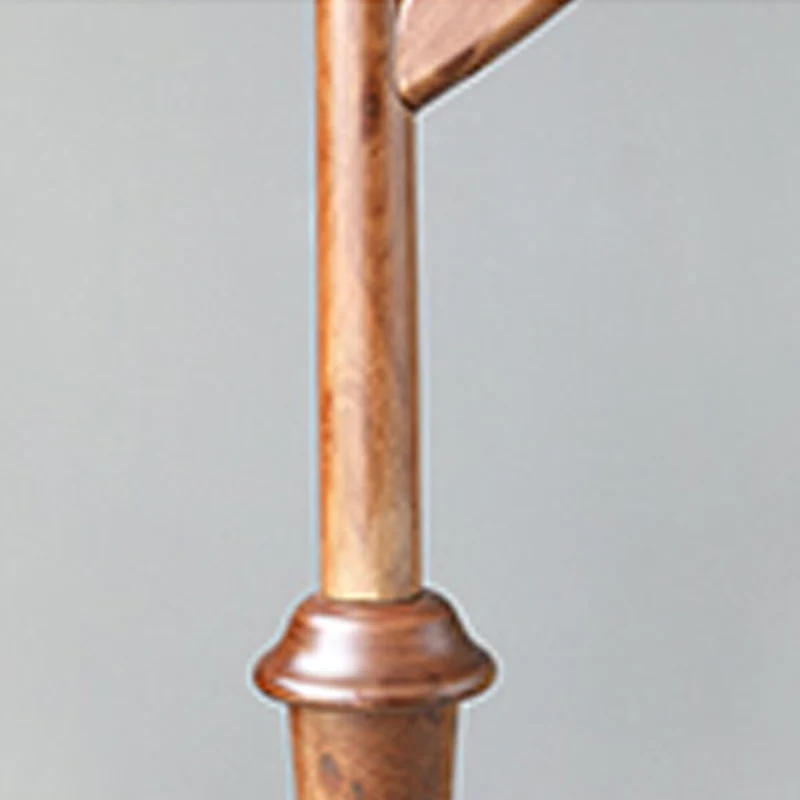 Traditional Vintage Rubberwood Eucalyptus Wood Hall Tree - Round Branch Hooks Freestanding Coat Rack For Entryway & Bedroom