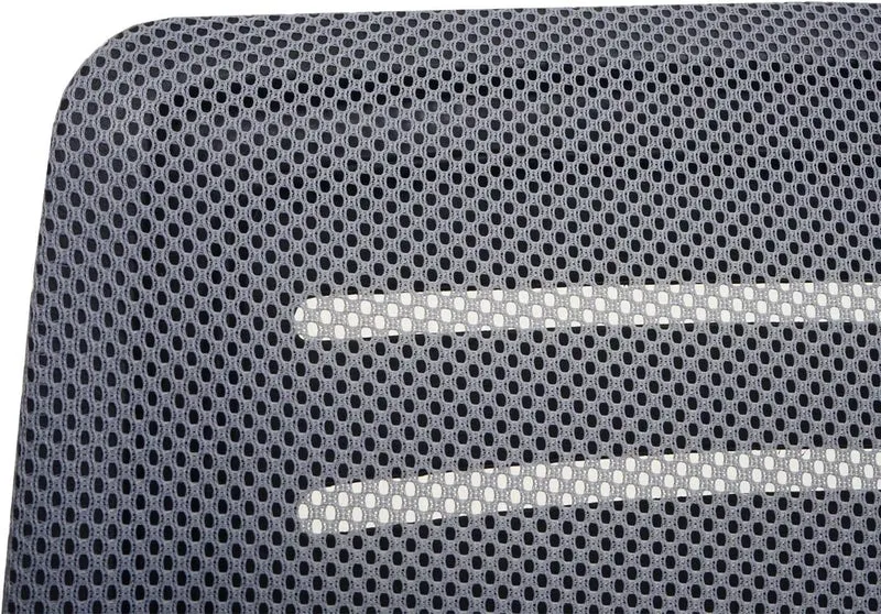 Lot de 2 chaises de conférence sièges visiteurs ergonomiques charge 150 kg tissu polyester gris et acier chromé BUR04122