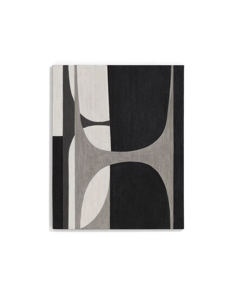 Onure black and white abstract picture 80 x 100cm
