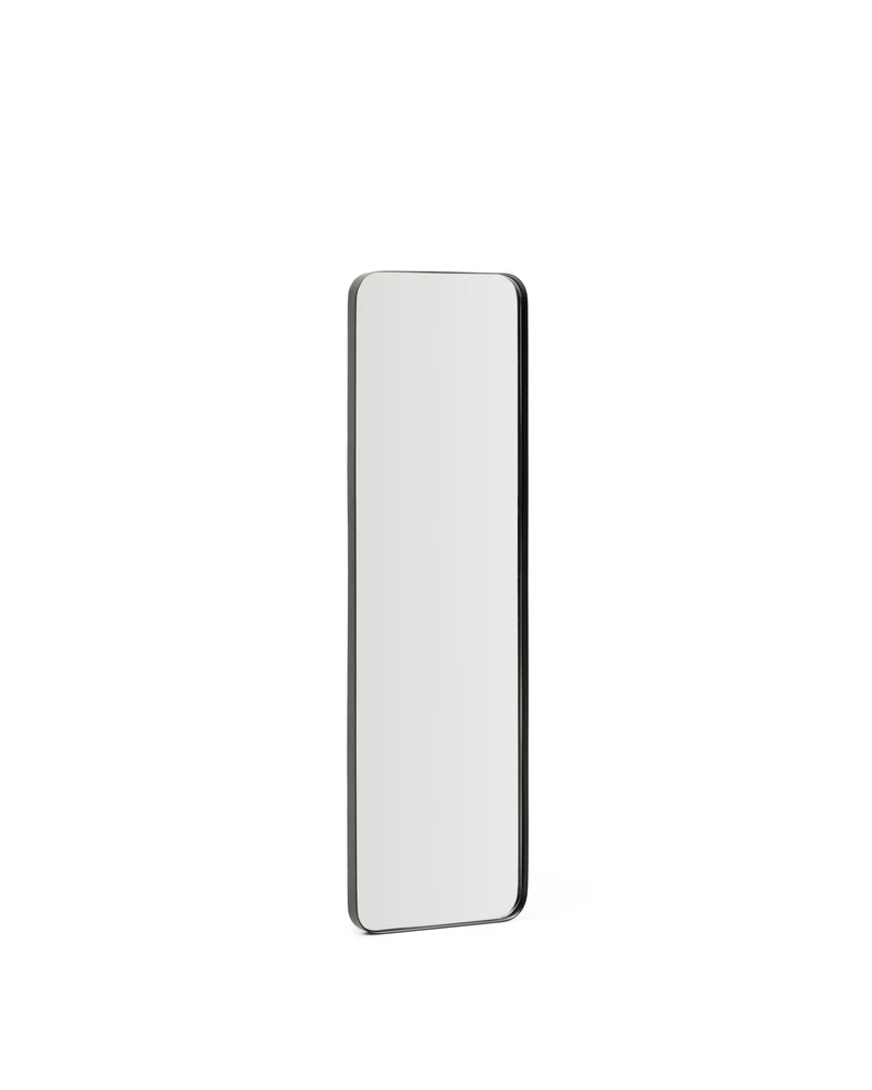Marco black metal mirror 55.5 x 150.5cm