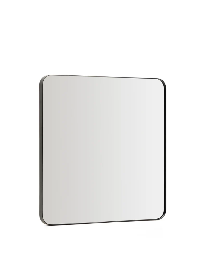 Marco black metal mirror 60 x 60cm