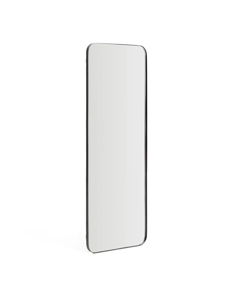Marco black metal mirror 30 x 100cm