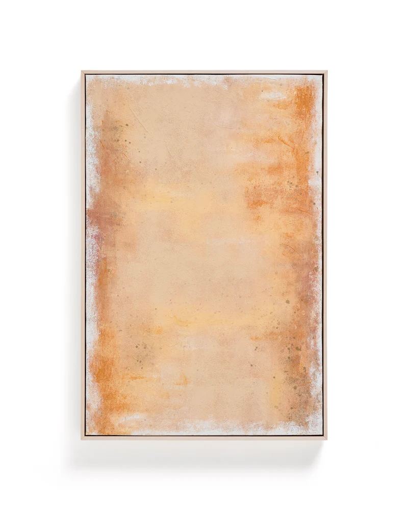 Selnar yellow abstract picture 60 x 90cm