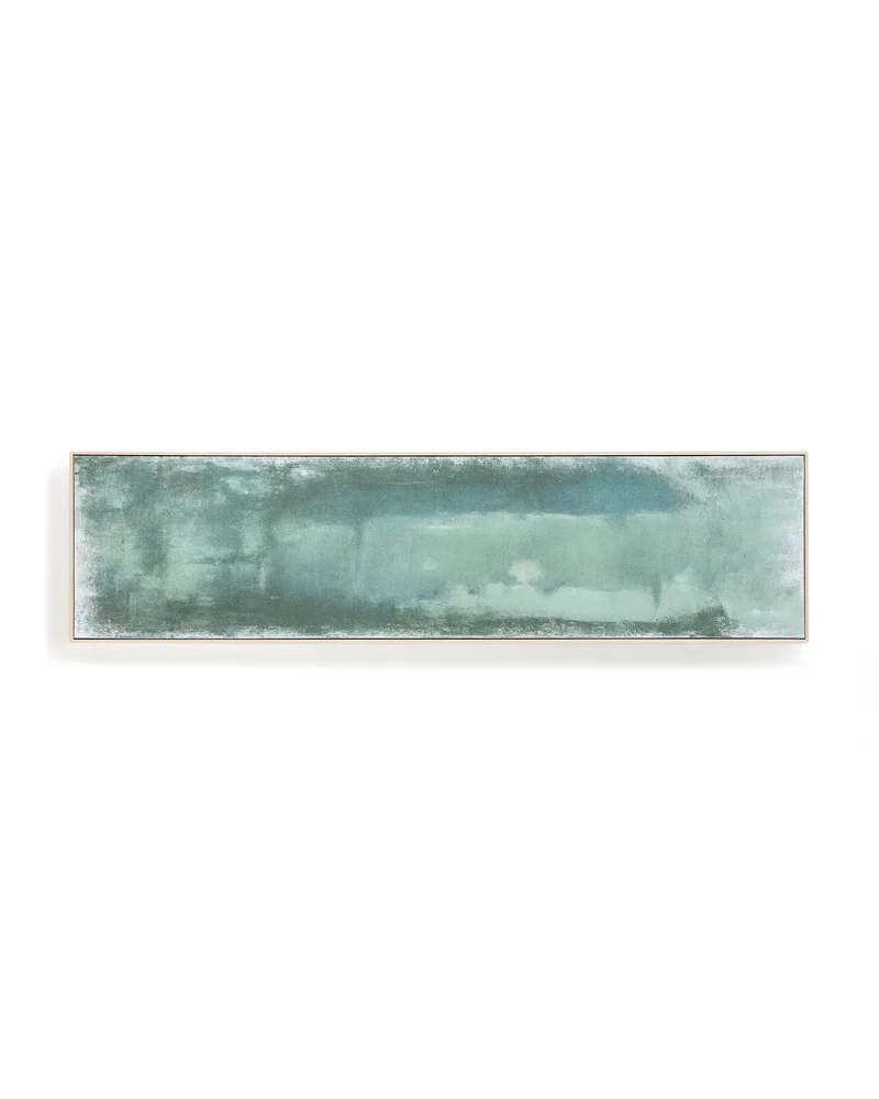 Selnar green abstract picture 182 x 47cm