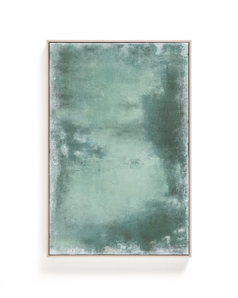 Selnar green abstract picture 60 x 90cm