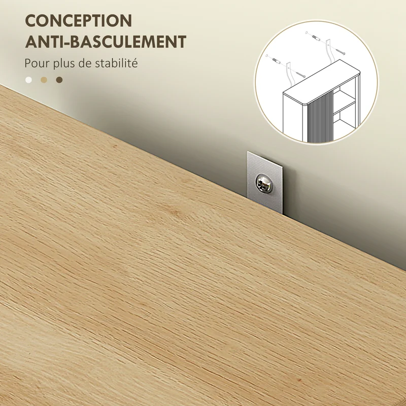Meuble de rangement au-dessus des toilettes 65 x 25 x 170 cm gain de place étagère réglable moderne épuré en MDF blanc 21_0002060