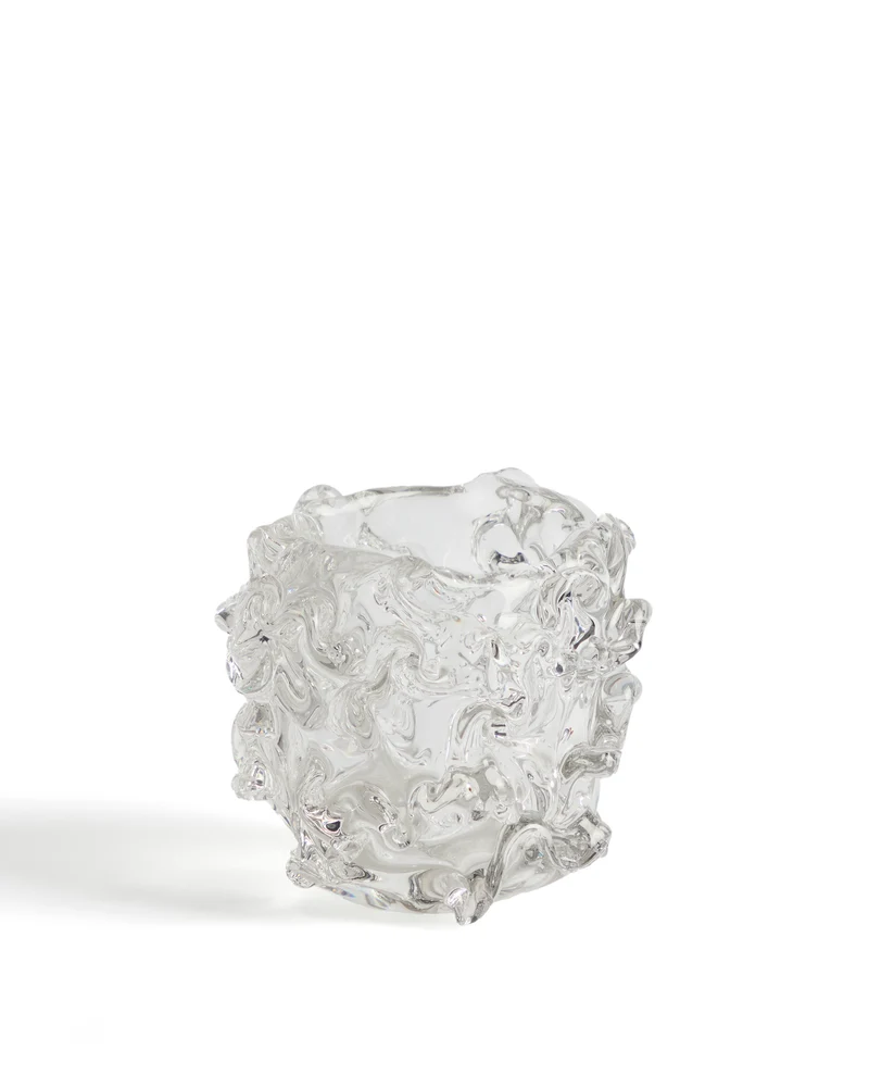 Vorma clear glass centrepiece Ø17.5cm