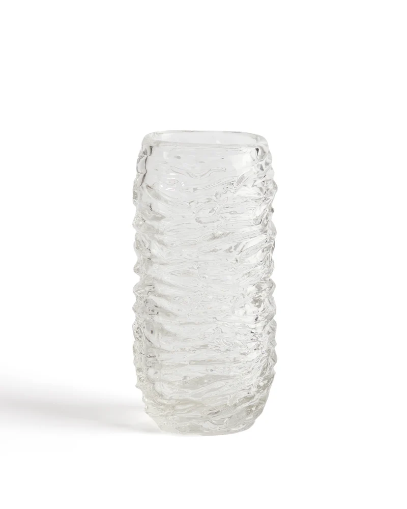Vorma clear glass vase 29.5cm