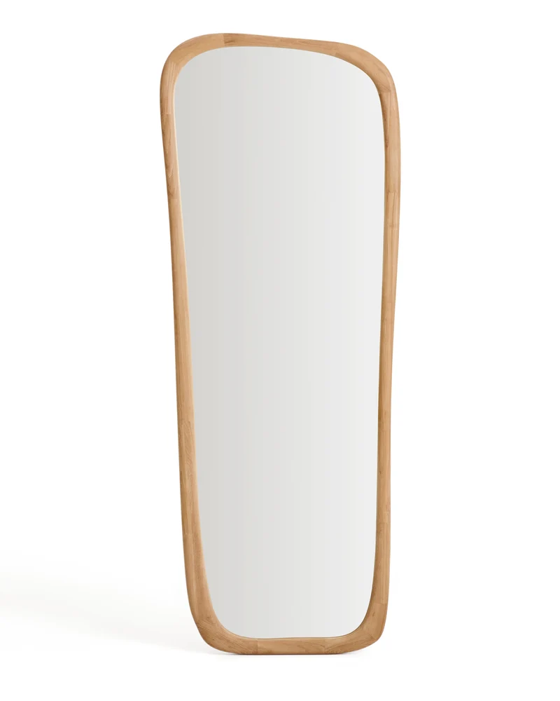Alura teak wood mirror 158 x 61cm FSC 100%
