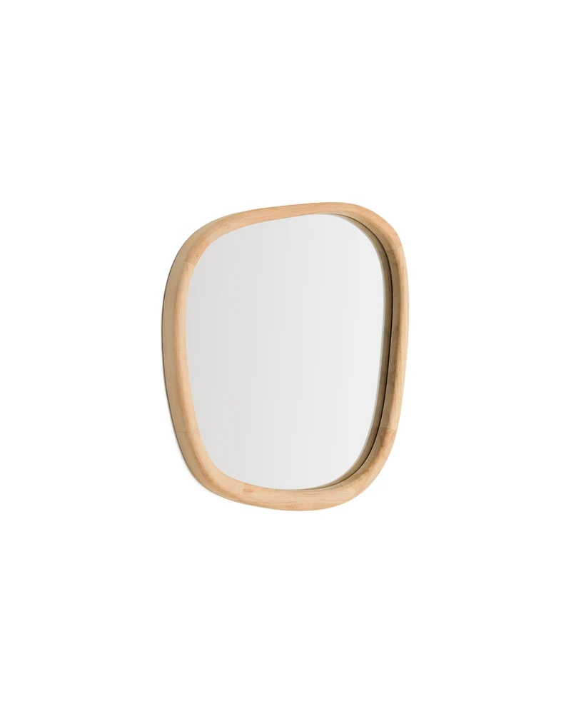 Alura teak wood mirror 45,5 x 47 cm FSC 100%