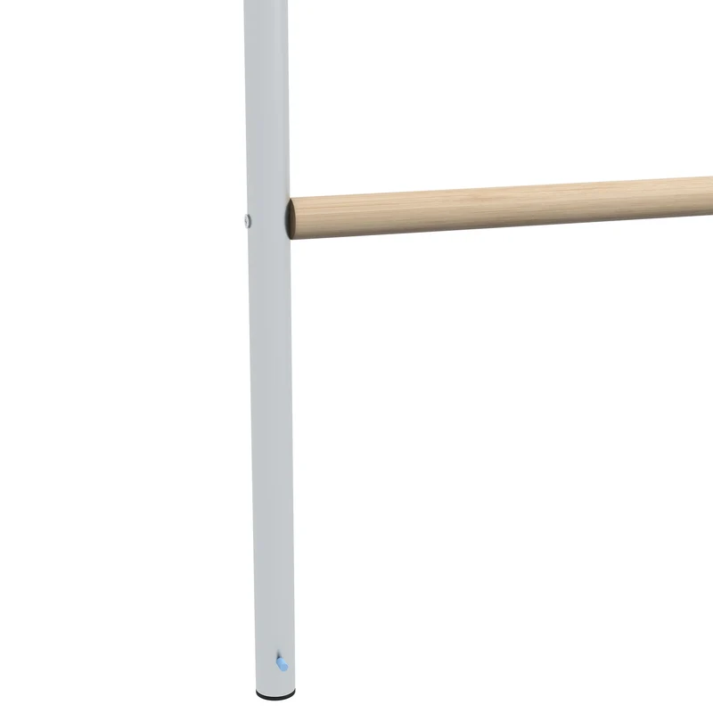 Perchoir échelle poulailler 140 x 86 x 2.5 cm 4 niveaux pour 6 poules gain de place confort rustique en bois naturel 21_0007973