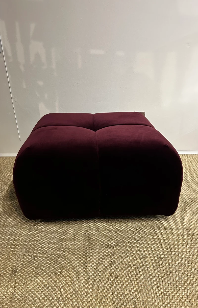 Clyde Velvet Footstool