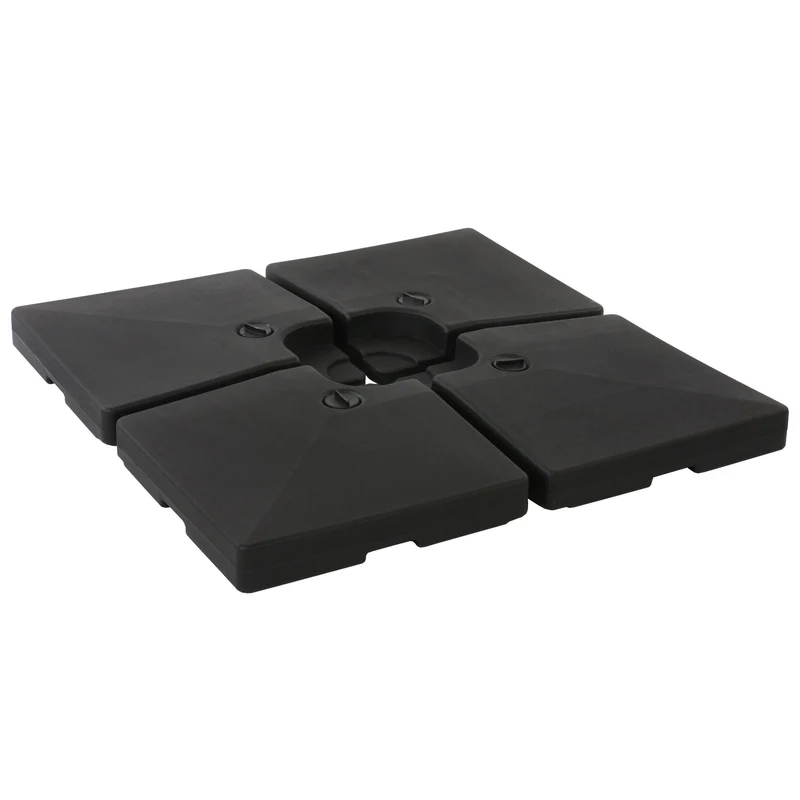 Pied de parasol support remplissable 124kg 4 modules 04_0003904