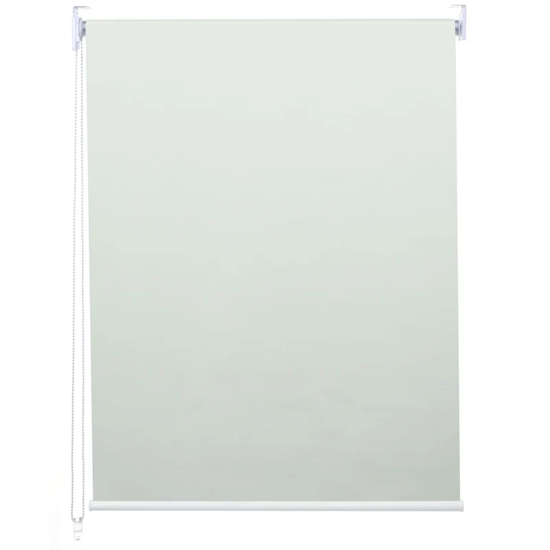 Store enrouleur de fenêtre occultant protection solaire store à tirage latéral 50x160cm opaque crème 04_0004420