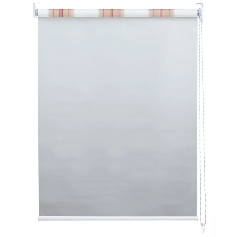 Store enrouleur de fenêtre occultant protection solaire store à tirage latéral 50x160cm opaque blanc rouge beige 04_0004535