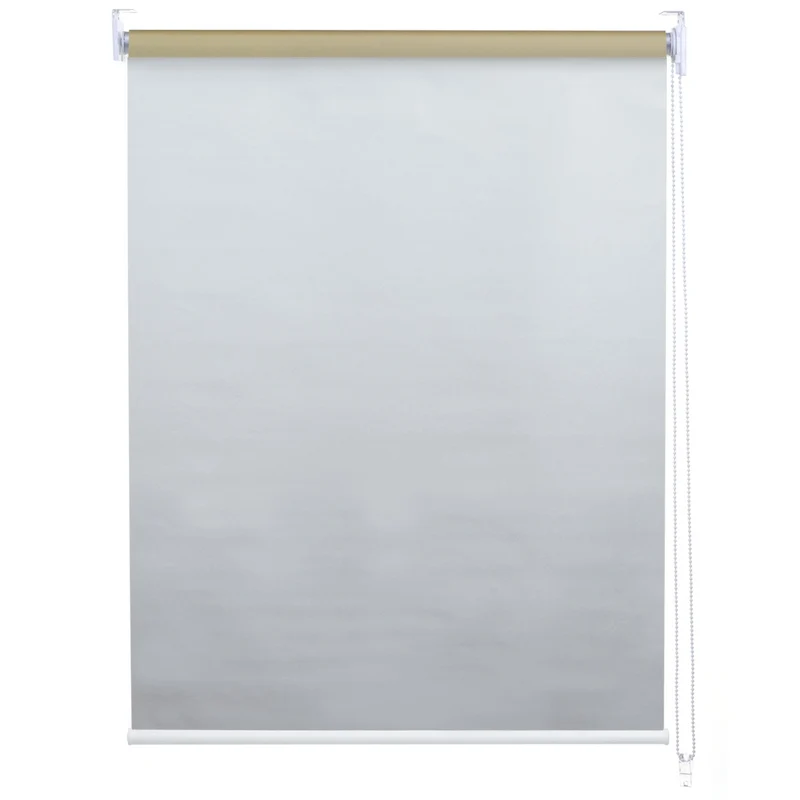 Store enrouleur de fenêtre occultant protection solaire store à tirage latéral 70x160cm opaque beige 04_0004543