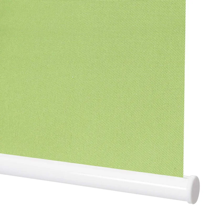 Store enrouleur de fenêtre occultant protection solaire store à tirage latéral 70x160cm opaque vert clair 04_0004450