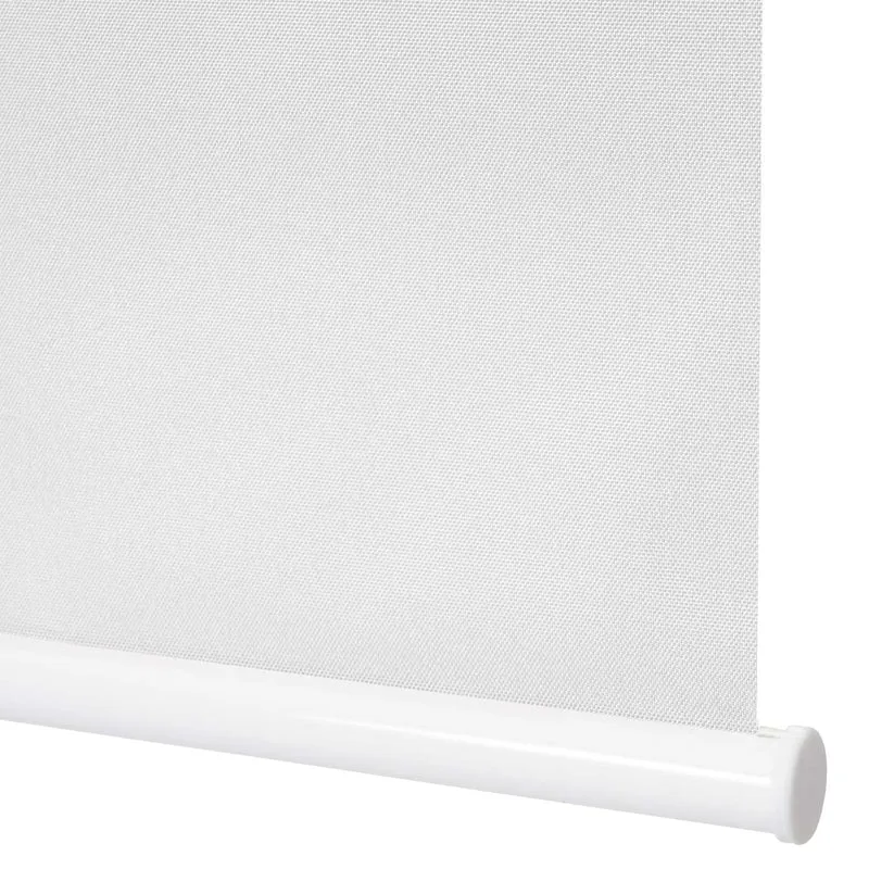 Store enrouleur de fenêtre occultant protection solaire store à tirage latéral 80x160cm opaque blanc 04_0004467