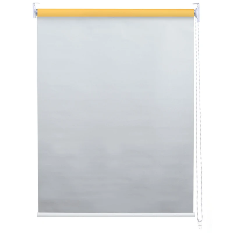 Store enrouleur de fenêtre occultant protection solaire store à tirage latéral 60x160cm opaque jaune 04_0004582