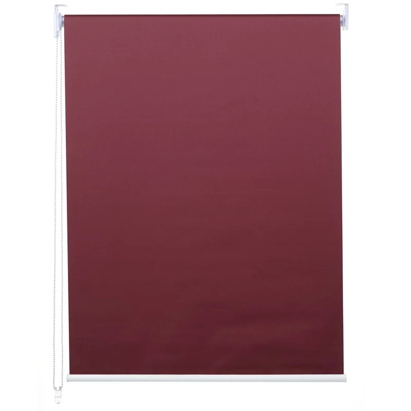 Store enrouleur de fenêtre occultant protection solaire store à tirage latéral 90x160cm opaque crème 04_0004589