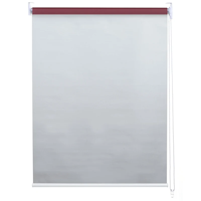 Store enrouleur de fenêtre occultant protection solaire store à tirage latéral 90x160cm opaque crème 04_0004589