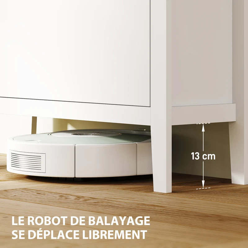 Meuble à chaussures entrée 80 x 24 x 131 cm 3 tiroirs 21 paires gain de place moderne en panneau de particules blanc 21_0002746