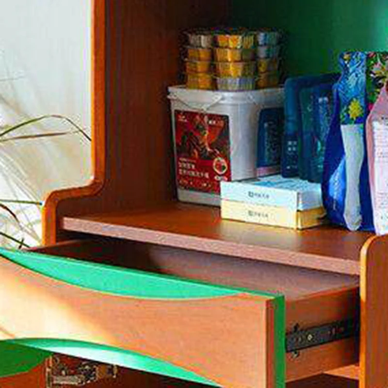 Contemporary Retro Wooden Cat Cabinet - Multifunctional Pet Furniture With Storage Drawer & Cat House For Living Room