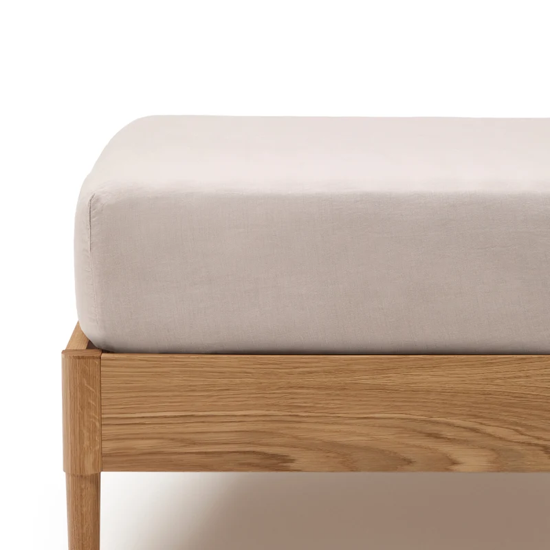 Simmel ecru adjustable bottom sheet for 160 cm bed