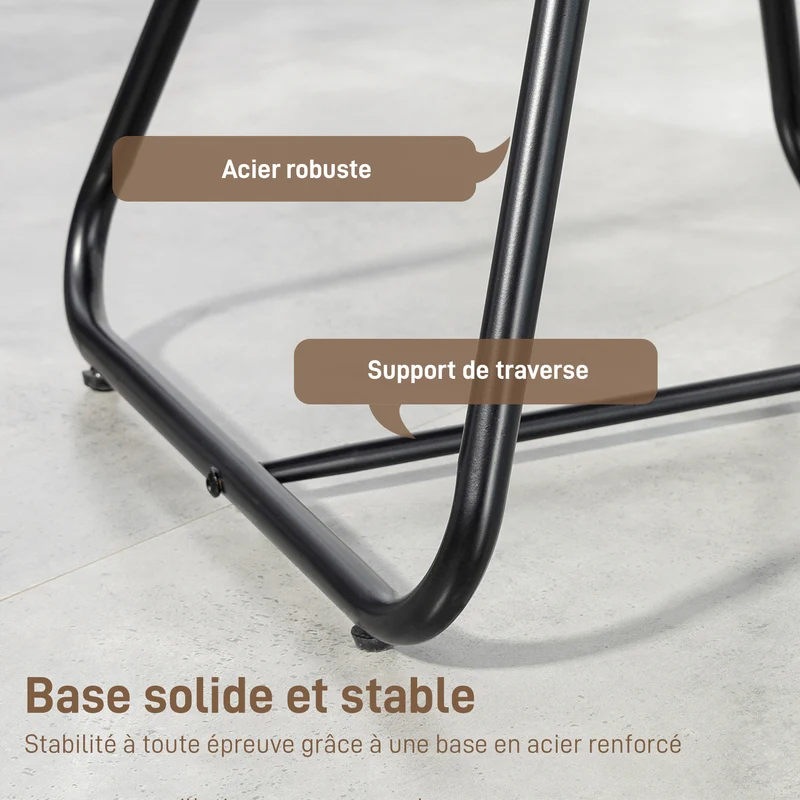 Chaise de conférence ergonomique 57 x 56 x 97 cm maille respirante assise rembourrée moderne design en polyester noir 21_0006322