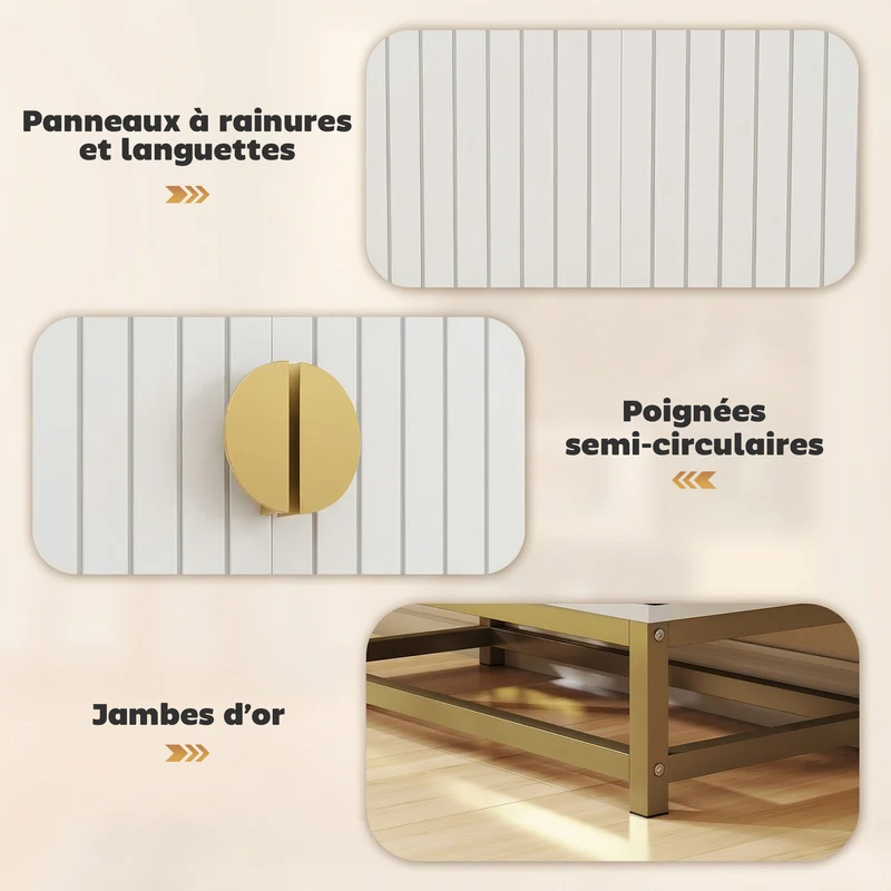 Armoire de cuisine 58 x 29 x 119,5 cm 12 étagères réglables anti basculement contemporain en panneau de particules blanc 21_0003324