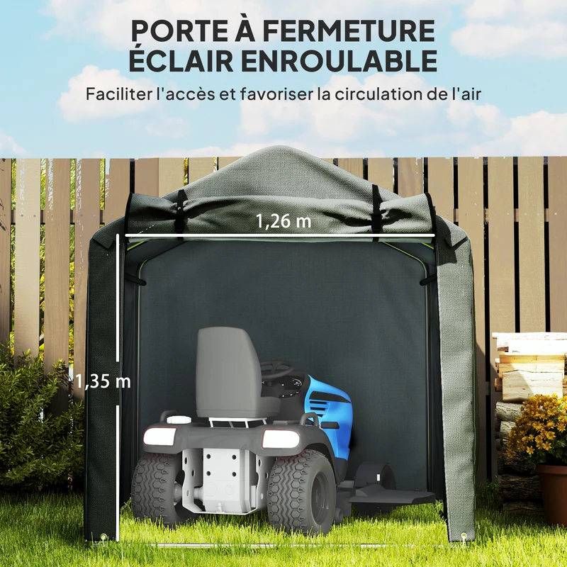 Abri pour vélos extérieur 220 x 157 x 165 cm imperméable anti-uv rangement contemporain en métal galvanisé gris foncé 21_0005534