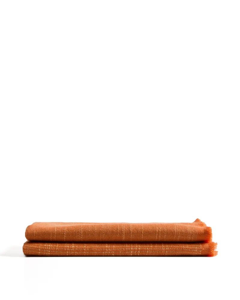 Sareli orange blanket