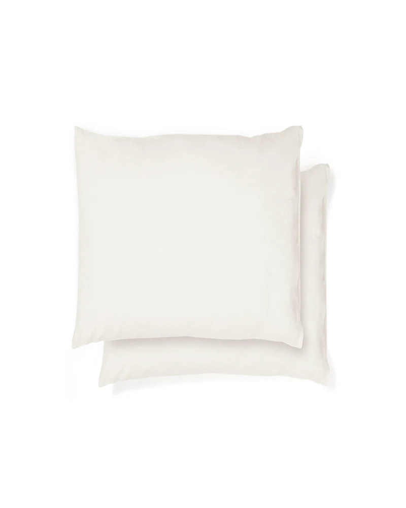 Simmel set of 2 beige pillow cases 65 x 65cm