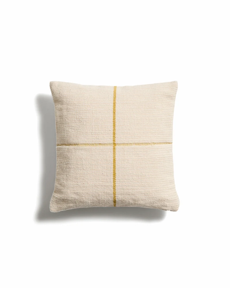 Atima yellow cushion cover