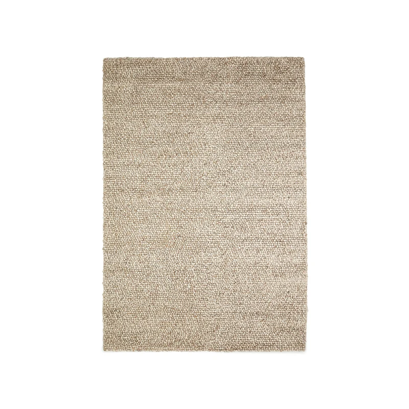 Lubrin rug in grey wool, 200 x 300 cm