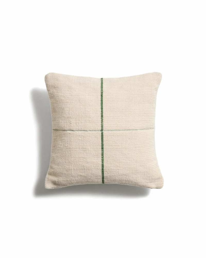 Atima green cushion cover