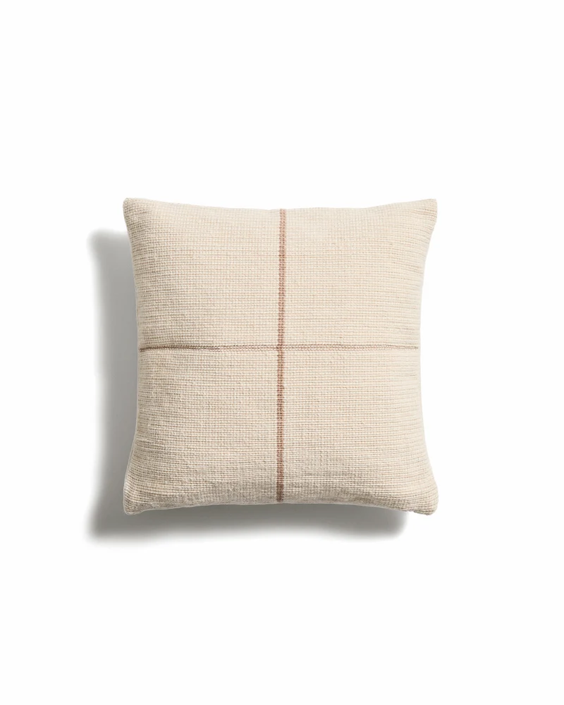 Atima beige cushion cover