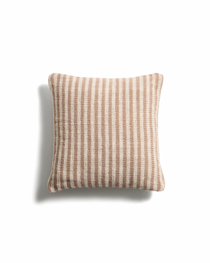Dirome beige striped cushion cover