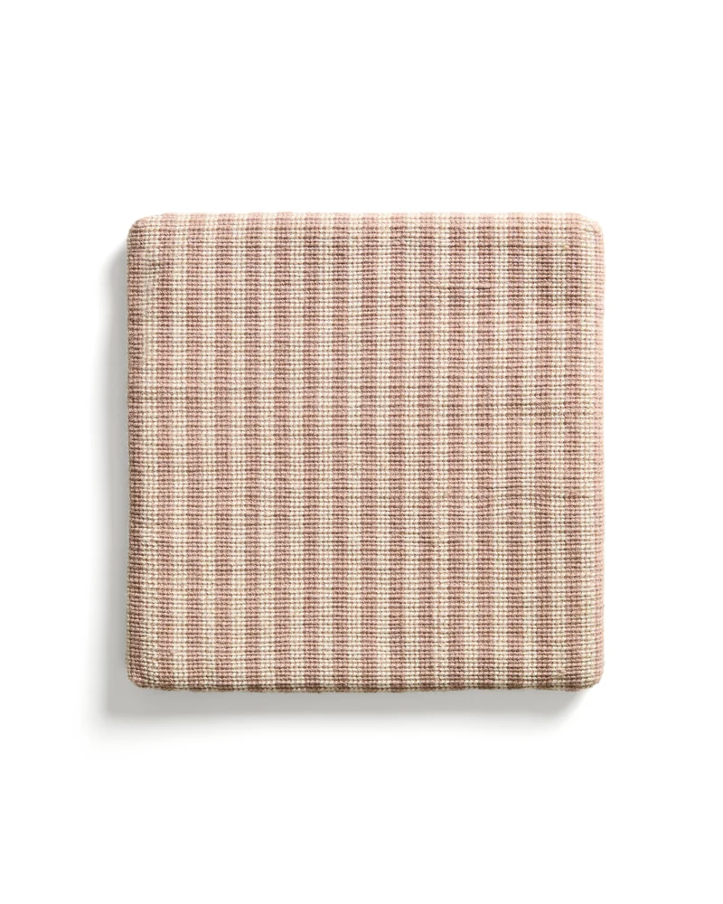 Dirome beige striped chair cushion