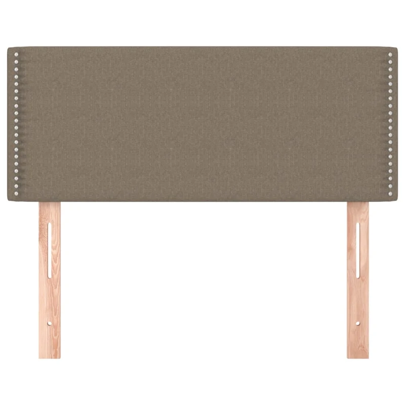 Tête de lit accessoire couchage chambre à coucher meuble 90 x 5 x 78/88 cm tissu taupe TDL0201999