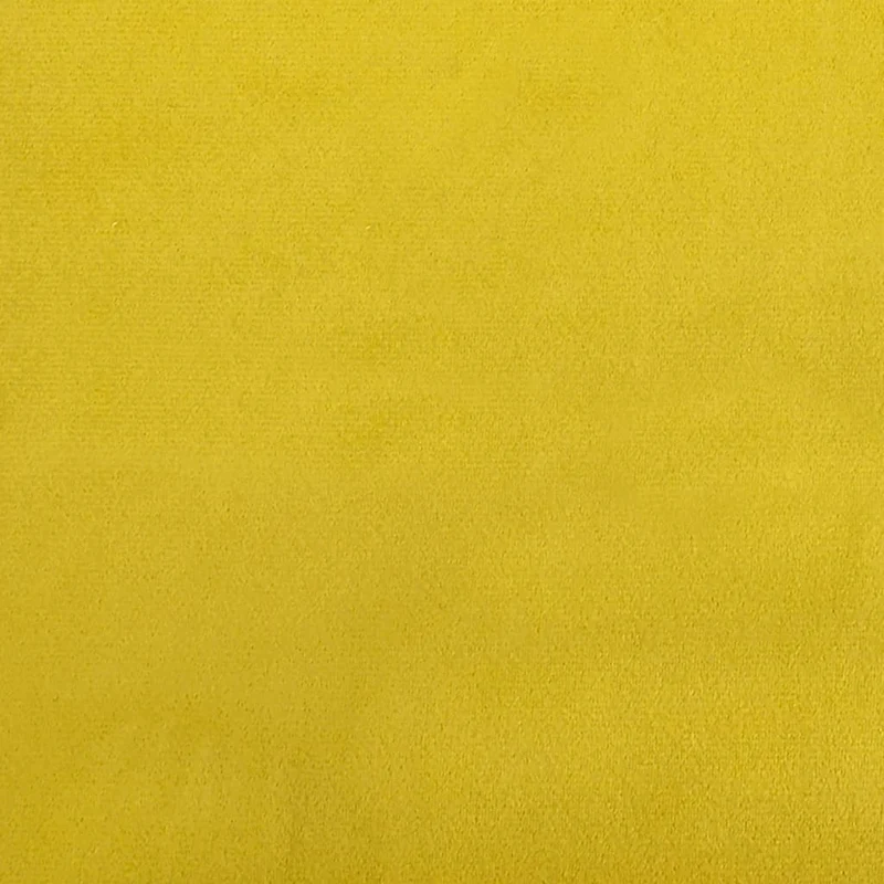 Fauteuil lounge design et moderne avec accoudoirs 62 x 79 x 79 cm en velours jaune DEC028624