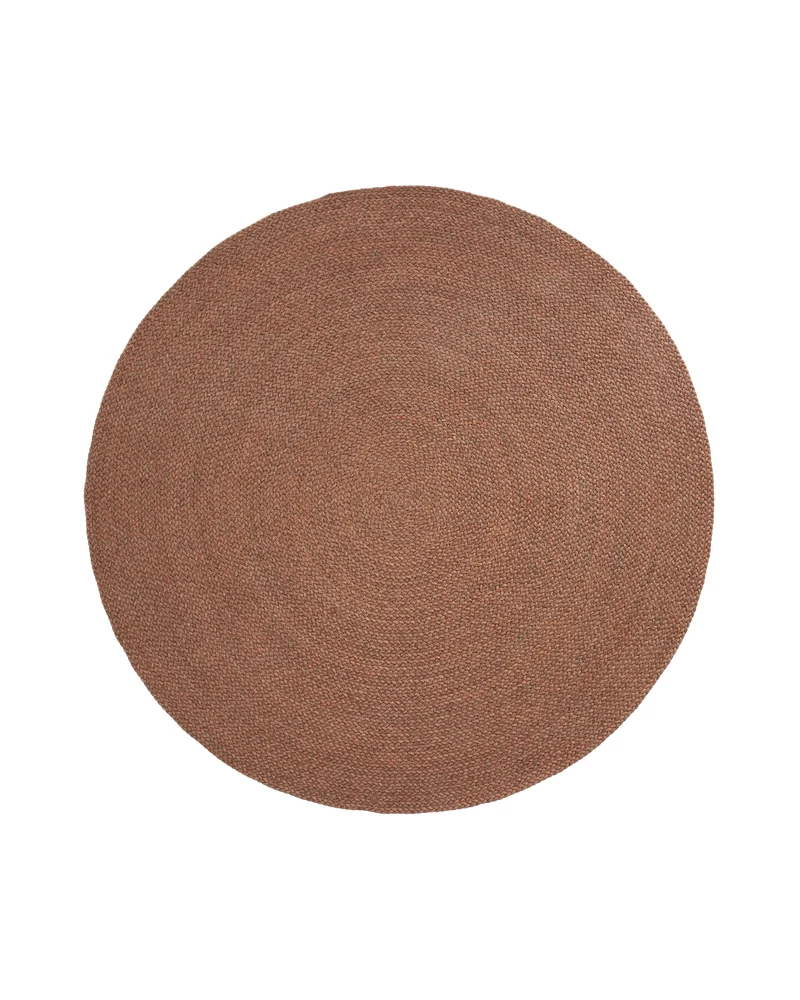 Rug Despas in terracotta Ø200 cm
