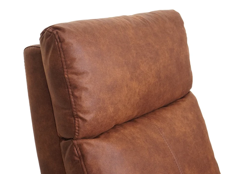 Fauteuil TV relaxation fonction inclinable réglable en tissu vintage imitation daim 04_0006880