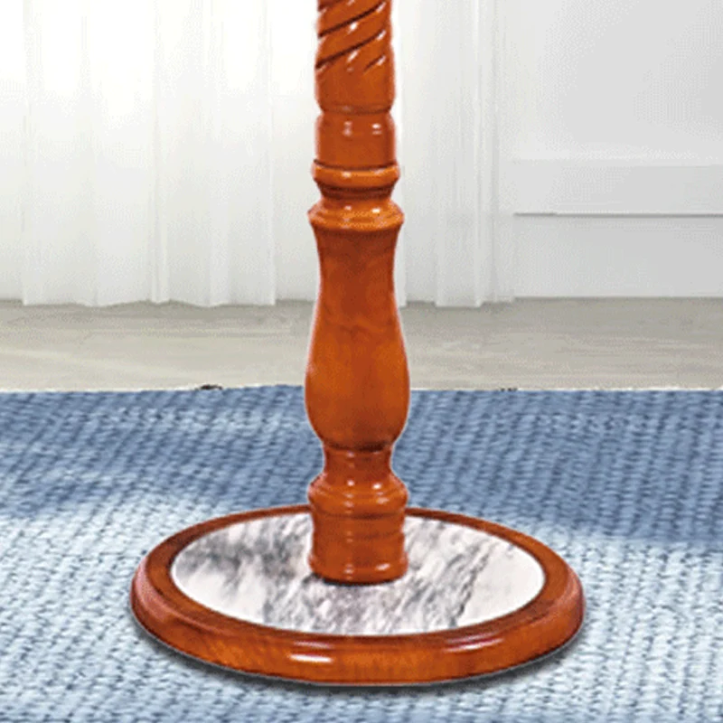 Luxury Vintage Coat Rack - Twist Wooden Column: Tall Freestanding Hall Tree Organizer For Entryway & Bedroom