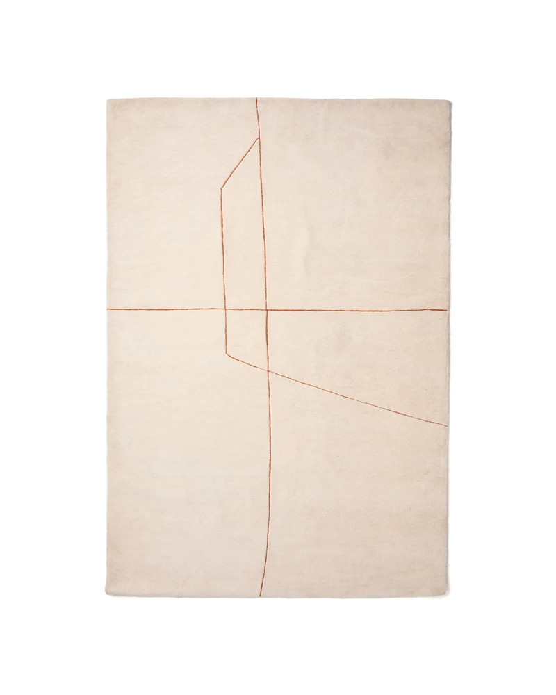 Delide ecru 160 x 230cm