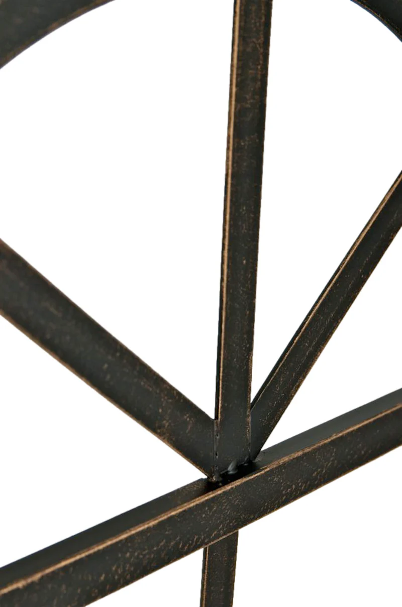 Lot de 2 treillis tuteur mural 180 x 70 cm décoration de jardin plantes grimpantes en métal bronze 10_0008912