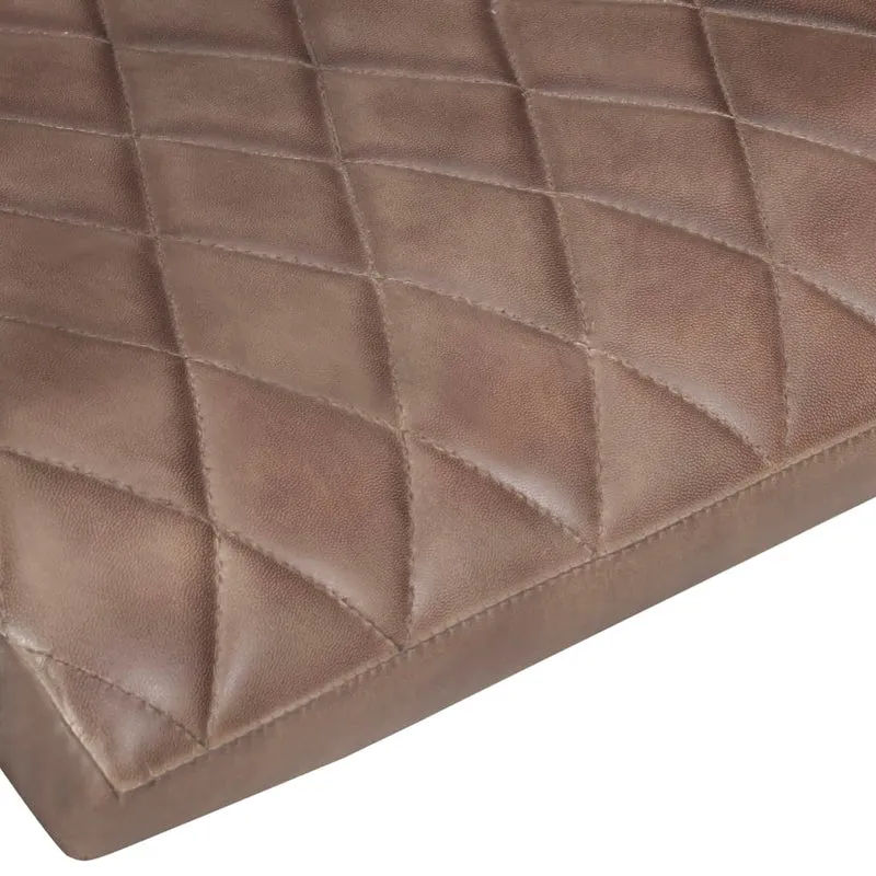 Lot de 2 chaises de salle à manger cuisine cantilever design rétro cuir véritable marron CDS020348