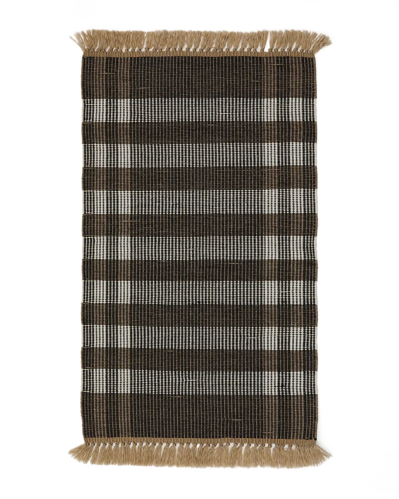 Rug Barani brown and black 60 x 90 cm