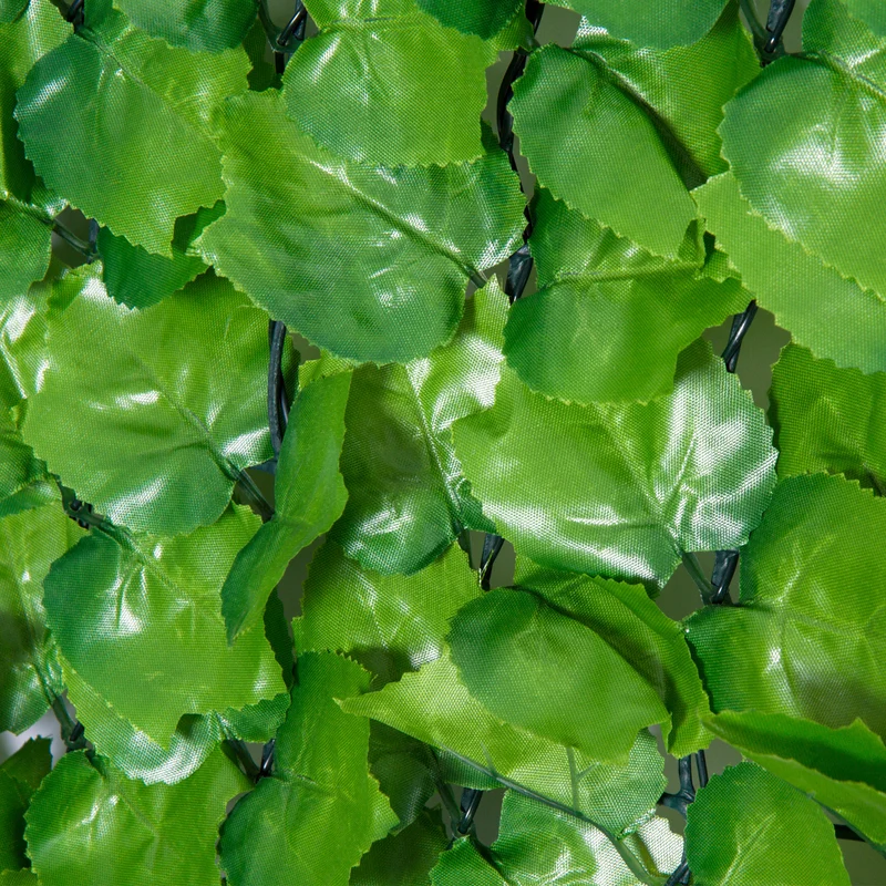 Haie artificielle brise-vue 300 x 100 cm intimité optimale facile à installer décoratif tendance en polyéthylène vert 21_0003931