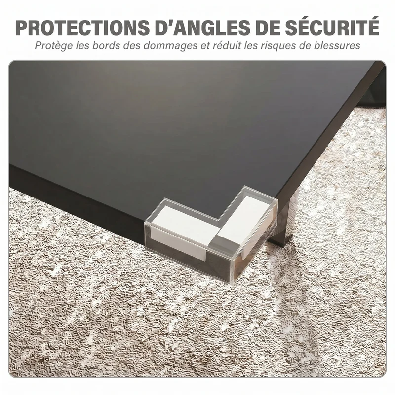 Table à manger extensible rectangulaire 120-160 x 70 x 75 cm gain de place rangement intégré moderne épuré en MDF noir 21_0003286